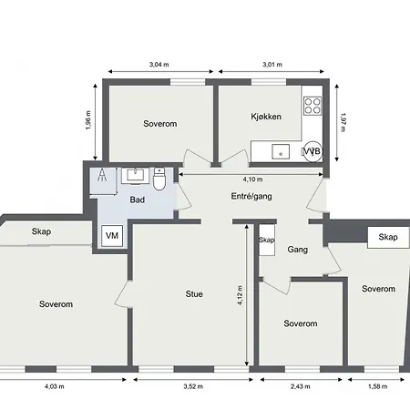 Apartamento Spacious 5-bedroom In The Middle Of Majorstua *