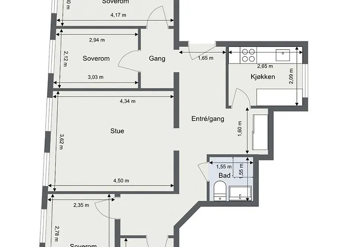 Spacious 5-bedroom In The Middle Of Majorstua Διαμέρισμα *